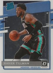 2020-21 Donruss Optic Base Set Xavier Tillman #185 card