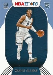 2020-21 Hoops Base Set Xavier Tillman #221 card