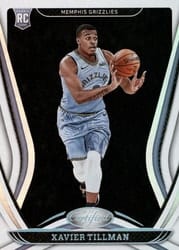 2020-21 Panini Certified Base Set Xavier Tillman #166 card