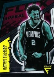 2020-21 Panini Flux Flux Appeal Xavier Tillman #28 card