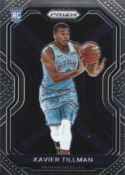 2020-21 Panini Prizm Base Set Xavier Tillman #299 card