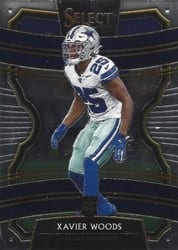 2019 Panini Select Base Set Xavier Woods #17 card