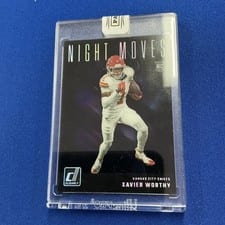 2024 Clearly Donruss Night Moves Xavier Worthy #10 card