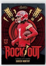 2024 Panini Absolute Rock Out Xavier Worthy #RO-XWY