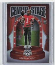 2024 Panini Mosaic Center Stage Mosaic Xavier Worthy #5 card