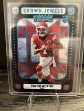 Xavier Worthy 2024 Panini National Treasures Treasured Rookies card