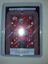 2024 Panini Photogenic Rookie Introductions Xavier Worthy #9 card