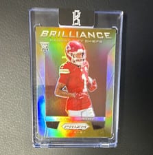 2024 Panini Prizm Deca Brilliance Xavier Worthy #18 card
