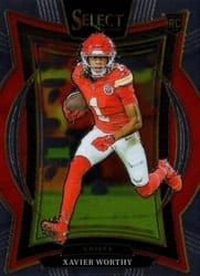 2024 Panini Select Base Set Xavier Worthy #32 card