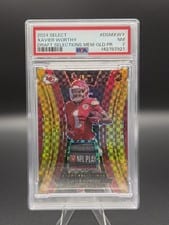 2024 Panini Select Draft Selections Memorabilia Xavier Worthy #7 card