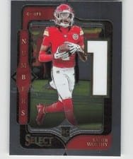 2024 Panini Select Select Numbers Xavier Worthy #8 card