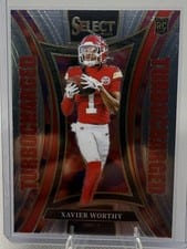 2024 Panini Select Turbocharged Xavier Worthy #14 card
