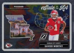 2024 Panini Zenith State of the Art Xavier Worthy #21 card