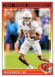 2024 Score Base Set Xavier Worthy #324 card