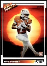 2024 Score Hot Rookies Xavier Worthy #9 card