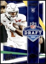 2024 Score NFL Draft Xavier Worthy #20 card