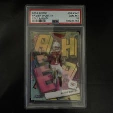 2024 Score Step Ahead Xavier Worthy #SA-XWY card