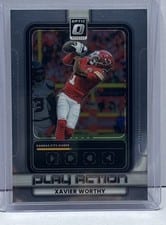 2025 Donruss Optic Play Action Xavier Worthy #3 card