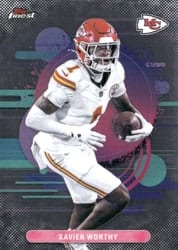 2025 Finest Base Set Xavier Worthy #168 card