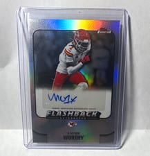 2025 Finest Flashback Autographs Xavier Worthy #FBA-XW card