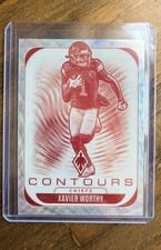 2025 Panini Phoenix Contours Xavier Worthy #16 card
