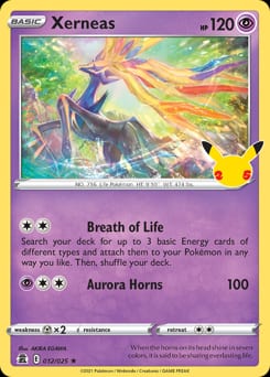 Celebrations Xerneas #12 card