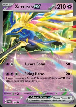 2022 Scarlet & Violet Promos Xerneas ex #179 card