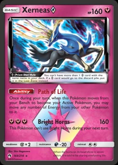 Lost Thunder Xerneas ◇ #144 card
