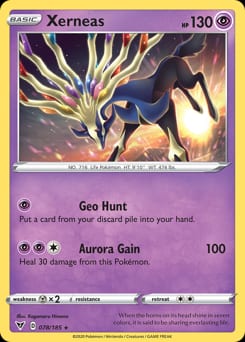 Vivid Voltage Xerneas #78 card