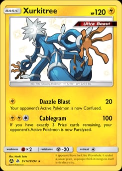 Hidden Fates Shiny Vault Xurkitree #SV14 card