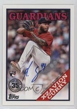 2023 Topps Update 1988 Topps Baseball Autographs Xzavion Curry #88BA-XC card