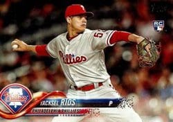 2018 Topps Base Set Yacksel Rios #551 card