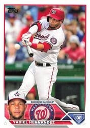 2023 Topps Base Set Yadiel Hernandez #257 card
