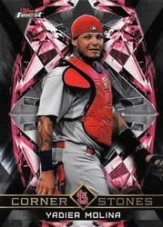 2018 Finest Cornerstones Yadier Molina #FC-YM card