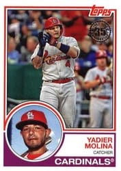 2018 Topps 1983 Topps Baseball 35th Anniversary Yadier Molina #83-42 card