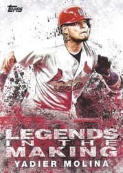 2018 Topps Legends in the Making (Series One) Yadier Molina #LTM-YM card