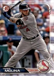 2019 Bowman Base Set Yadier Molina #36 card