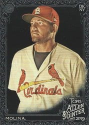 2019 Topps Allen & Ginter X Base Set Yadier Molina #63 card