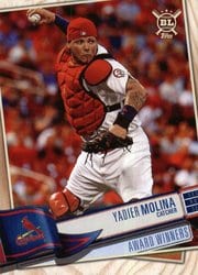2019 Topps Big League Base Set Yadier Molina #376 card