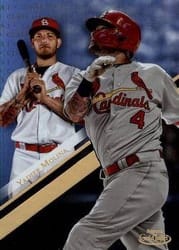 2019 Topps Gold Label Base Set Yadier Molina #58 card