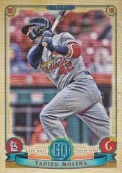 2019 Topps Gypsy Queen Base Set Yadier Molina #6 card
