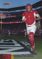 2020 Stadium Club Base Set Yadier Molina #13 card