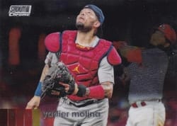 2020 Stadium Club Chrome Base Set Yadier Molina #13 card