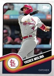 2020 Topps Brooklyn Collection Base Set Yadier Molina #34 card