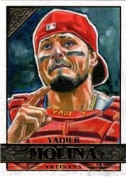 2020 Topps Gallery Base Set Yadier Molina #167 card