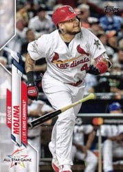 2020 Topps Update Base Set Yadier Molina #U-169 card