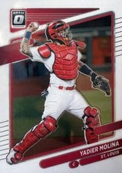2021 Donruss Optic Base Set Yadier Molina #175 card