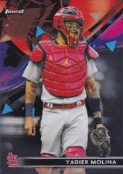 2021 Finest Base Set Yadier Molina #93 card