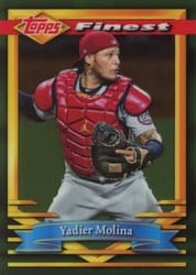 2021 Finest Flashbacks Base Set Yadier Molina #12 card