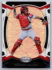 2021 Panini Chronicles Certified Autographs Yadier Molina #26 card